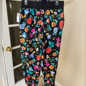 Disney Alice in Wonderland joggers, M. NWT